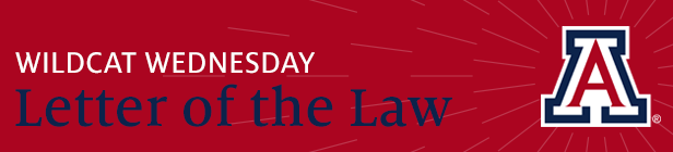 Wildcat Wednesday Letter of the Law newsletter logo