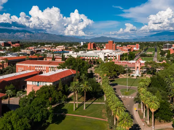 Aerial of campus