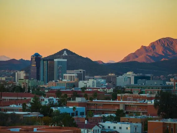 UArizona Campus at Sunset