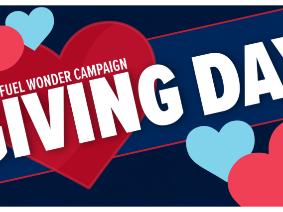 Giving Day blue banner