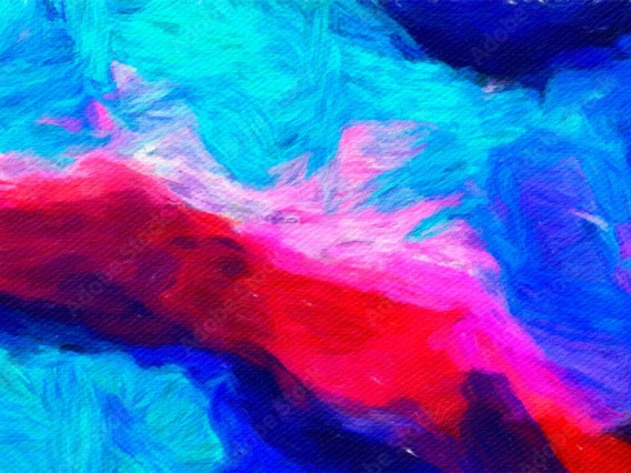 abstract red and blue watercolor
