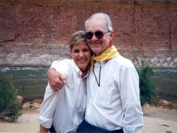 Claire Bilby and Judge Richard M. Bilby