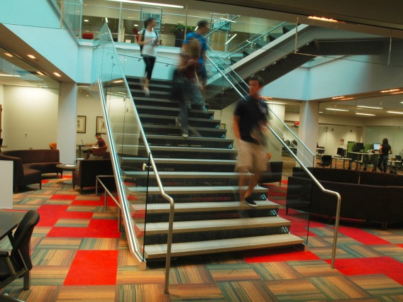 University of Arizona Law Library staircase