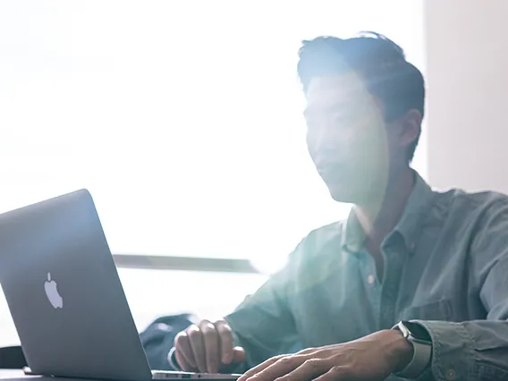 Man on laptop