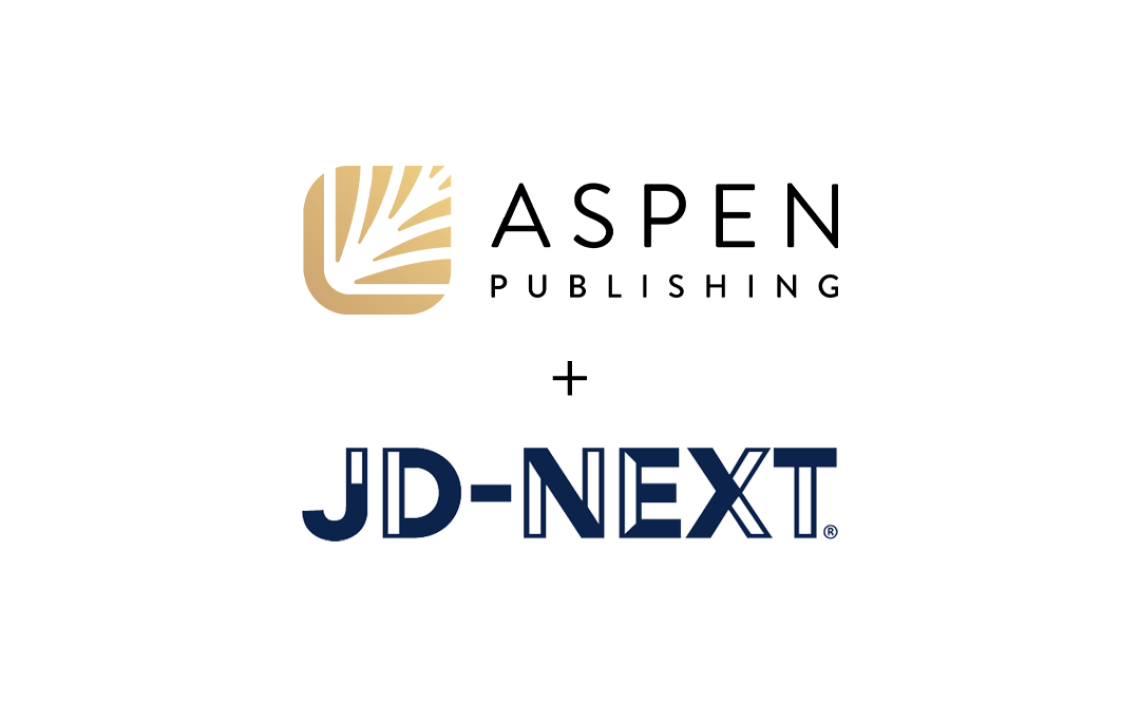 Aspen Publishing and JD Next logos