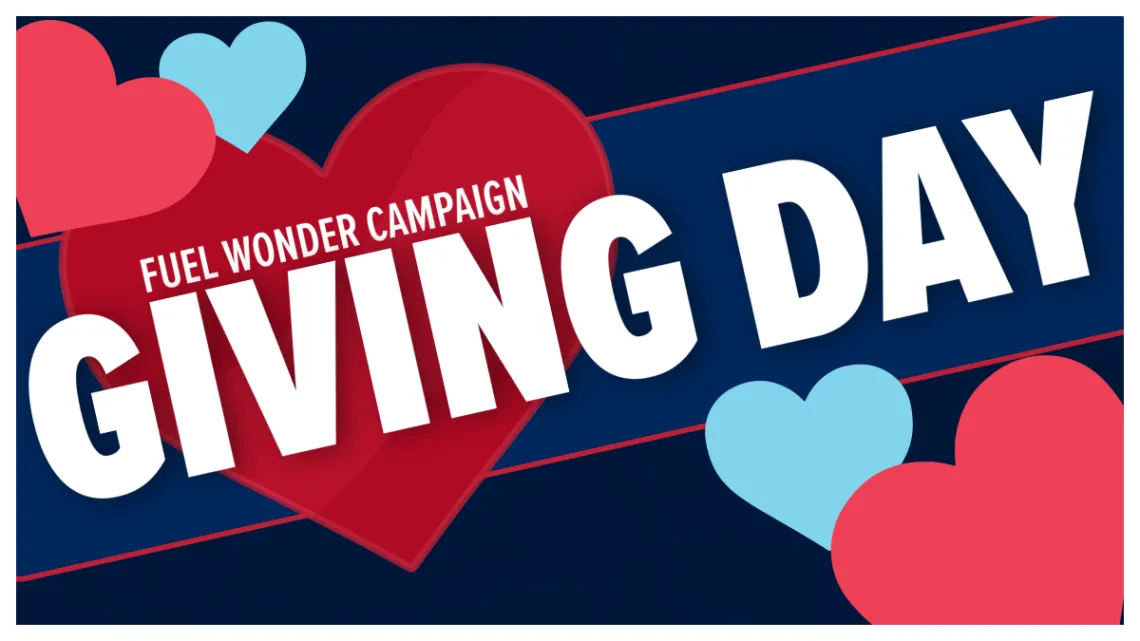 Giving Day blue banner