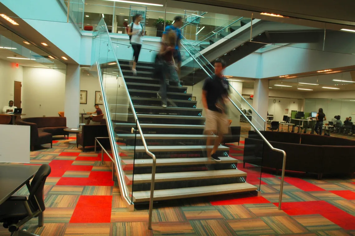 University of Arizona Law Library staircase