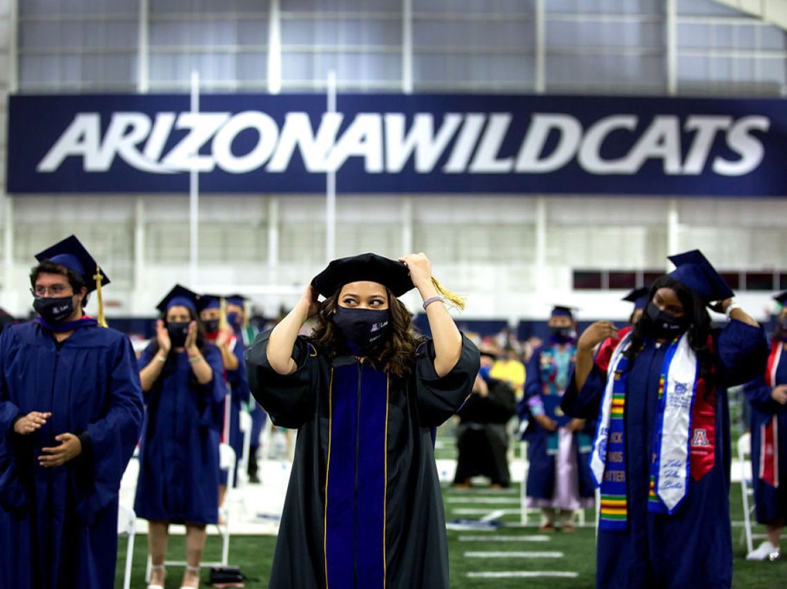 2021 graduates at Arizona Law commencement 