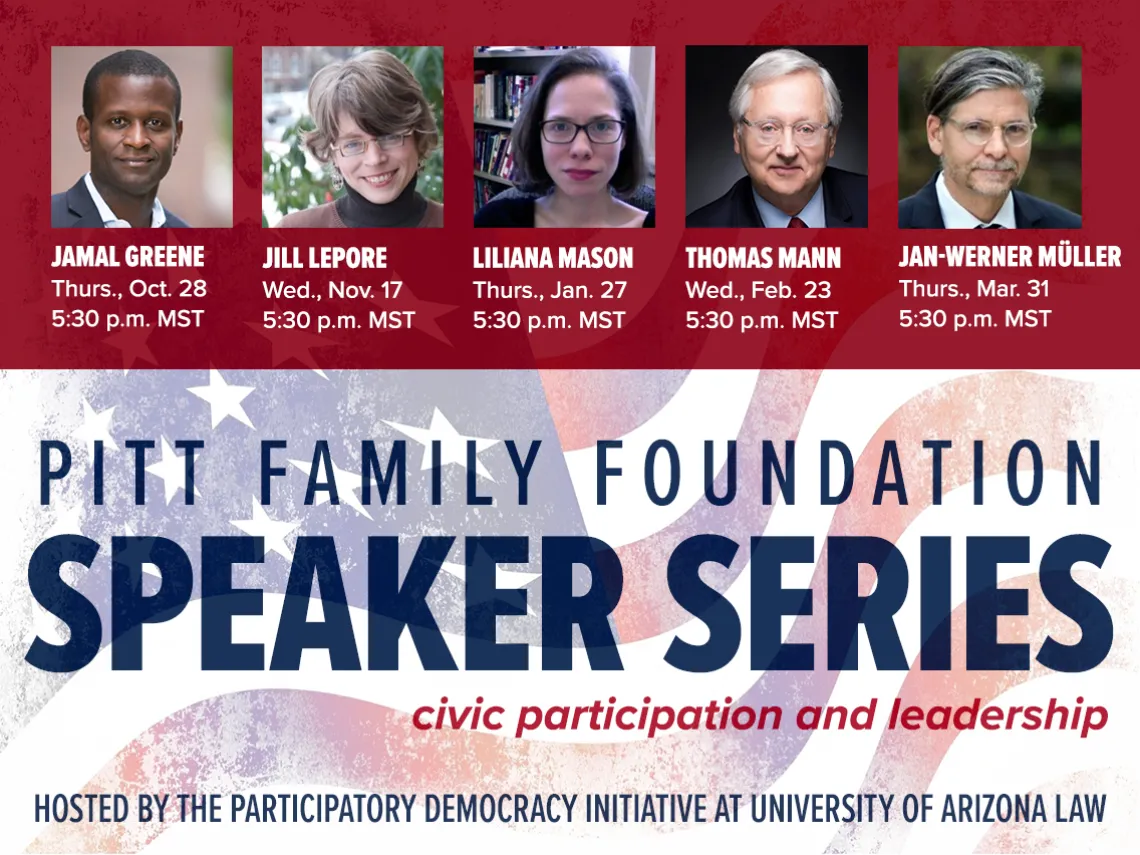 Pitt Speaker Series Lineup