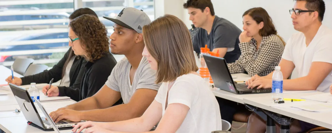 University of Arizona Law students in a small classroom