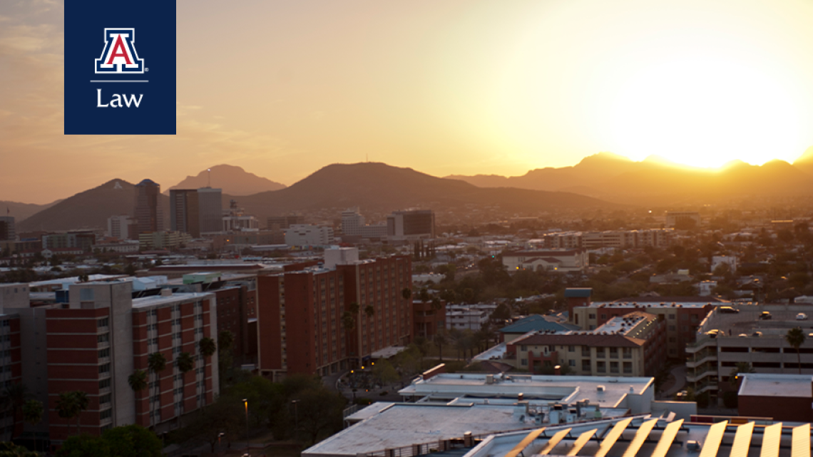 University of Arizona Campus at Sunset 