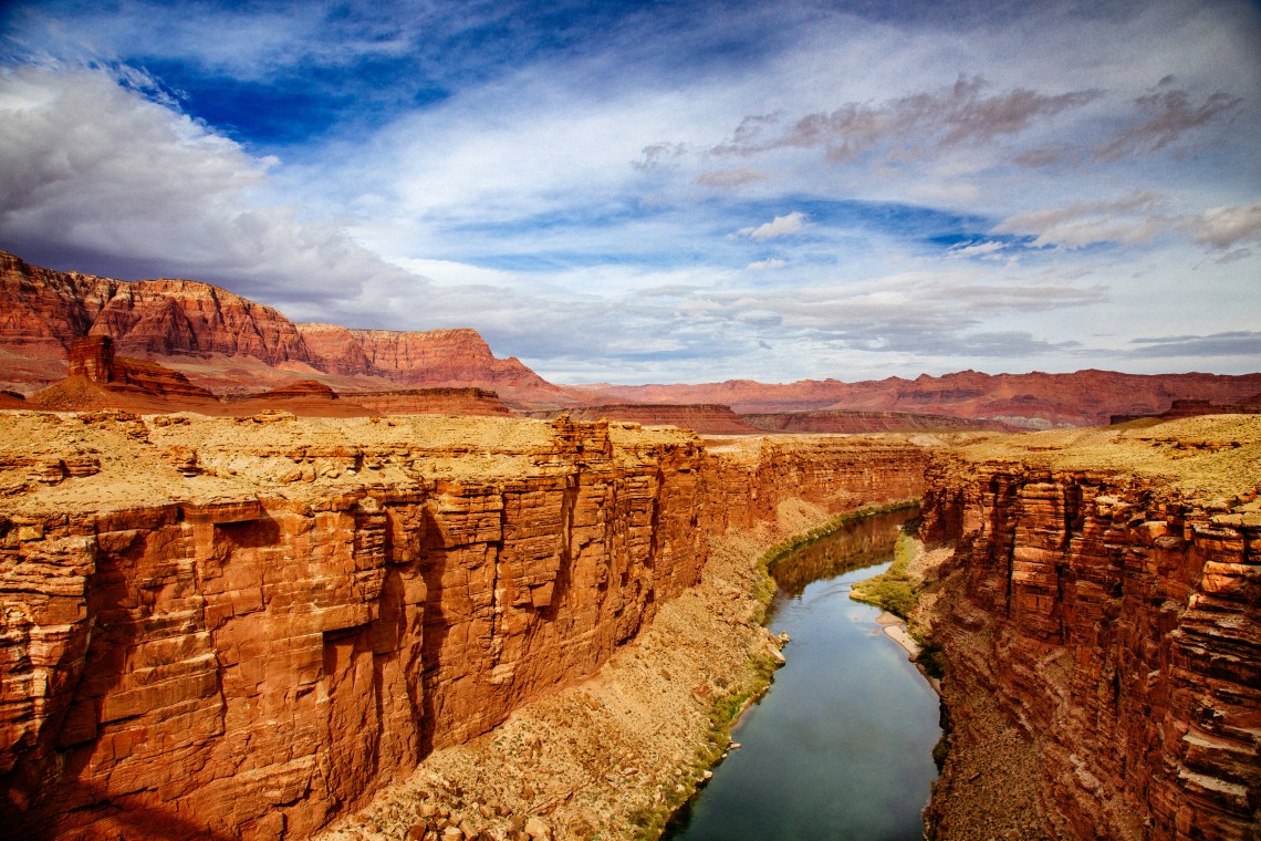 Colorado River in the Marble Canyon 