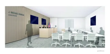 Renderings of Appellate Courtroom