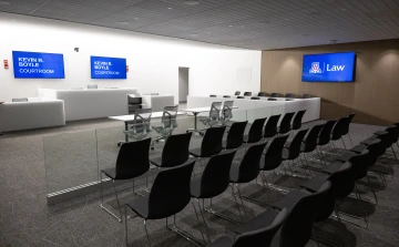 Renovated courtroom