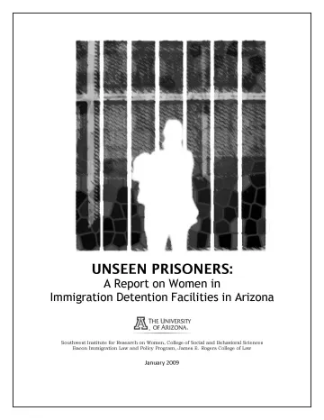 Cover of Unseen Prisoners report