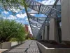 Courtyard of law school during the day